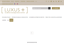 Tablet Screenshot of luxus-plus.com